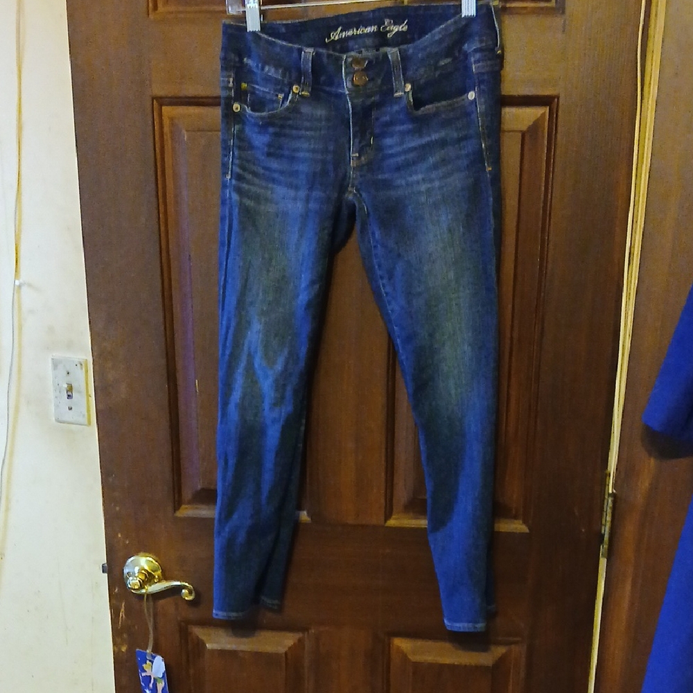 American Eagle Outfitters Blue Skinny Jeans Modern Fit